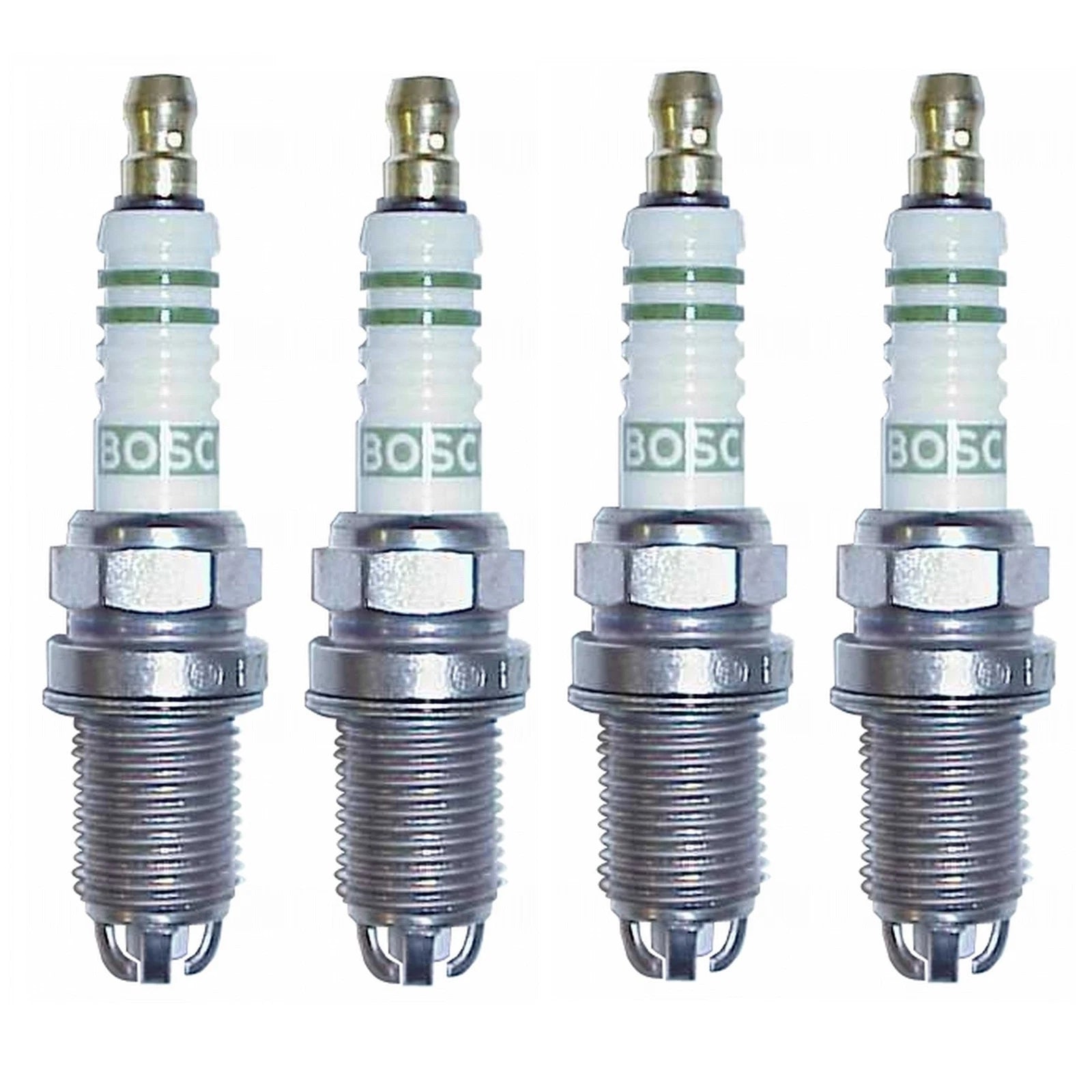 Set of 4 Spark Plugs for Mercedes R170 W202 C230 SLK230 (1998–2000) Bosch