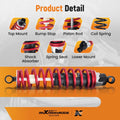 Rear Shocks Struts for Polaris Sportsman 400 500 600 700 800 (1996–2006)