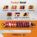 Rear Shocks Struts for Polaris Sportsman 400 500 600 700 800 (1996–2006)