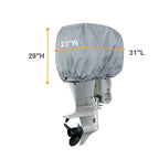 600D Boat Engine Cover for (Full Seam Seal Tape, Quick Release)
