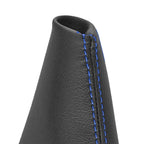 Manual Shift Boot for Ford Fiesta (2011–2019) Blue Stitch PVC Leather