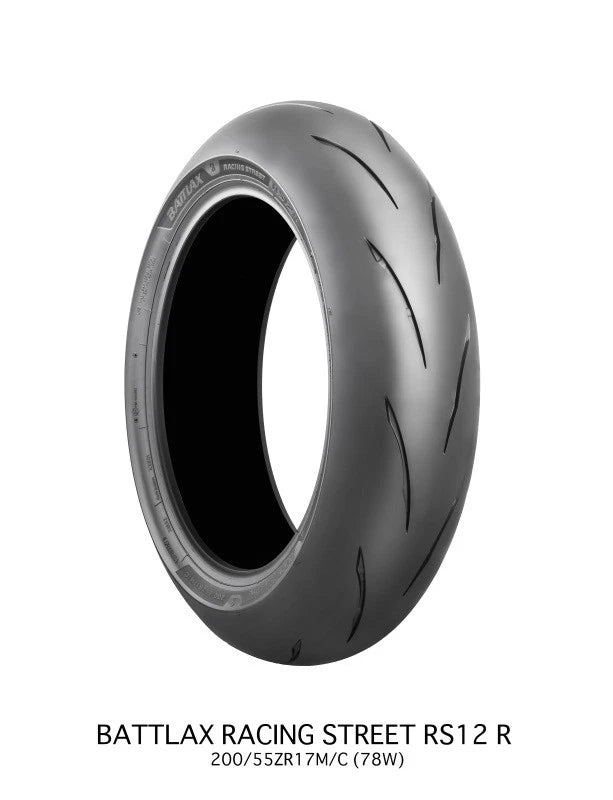 Bridgestone Battlax Racing Street RS12R Tire 180/55ZR17M/C 73W TL for Motorcycle
