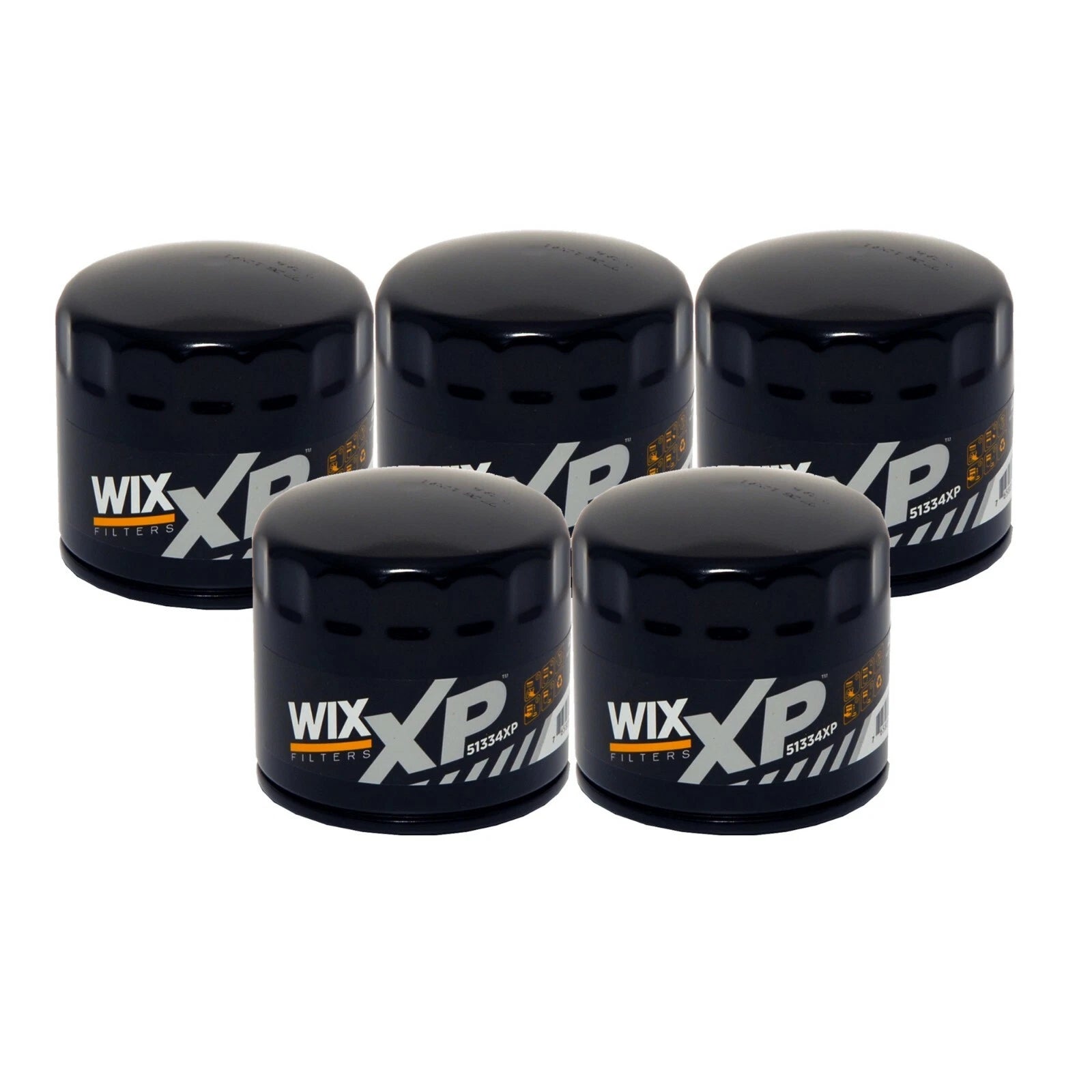 Set of 5 Wix XP Engine Oil Filters for Acura Chevrolet Dodge Ford GMC Honda Kia