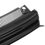 Front Bumper Grille for VW Golf (2010–2014) w/Badge Slot, Painted Black