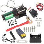 Electric Winch 3000lbs with Synthetic Rope for ATV/UTV (12VDC)