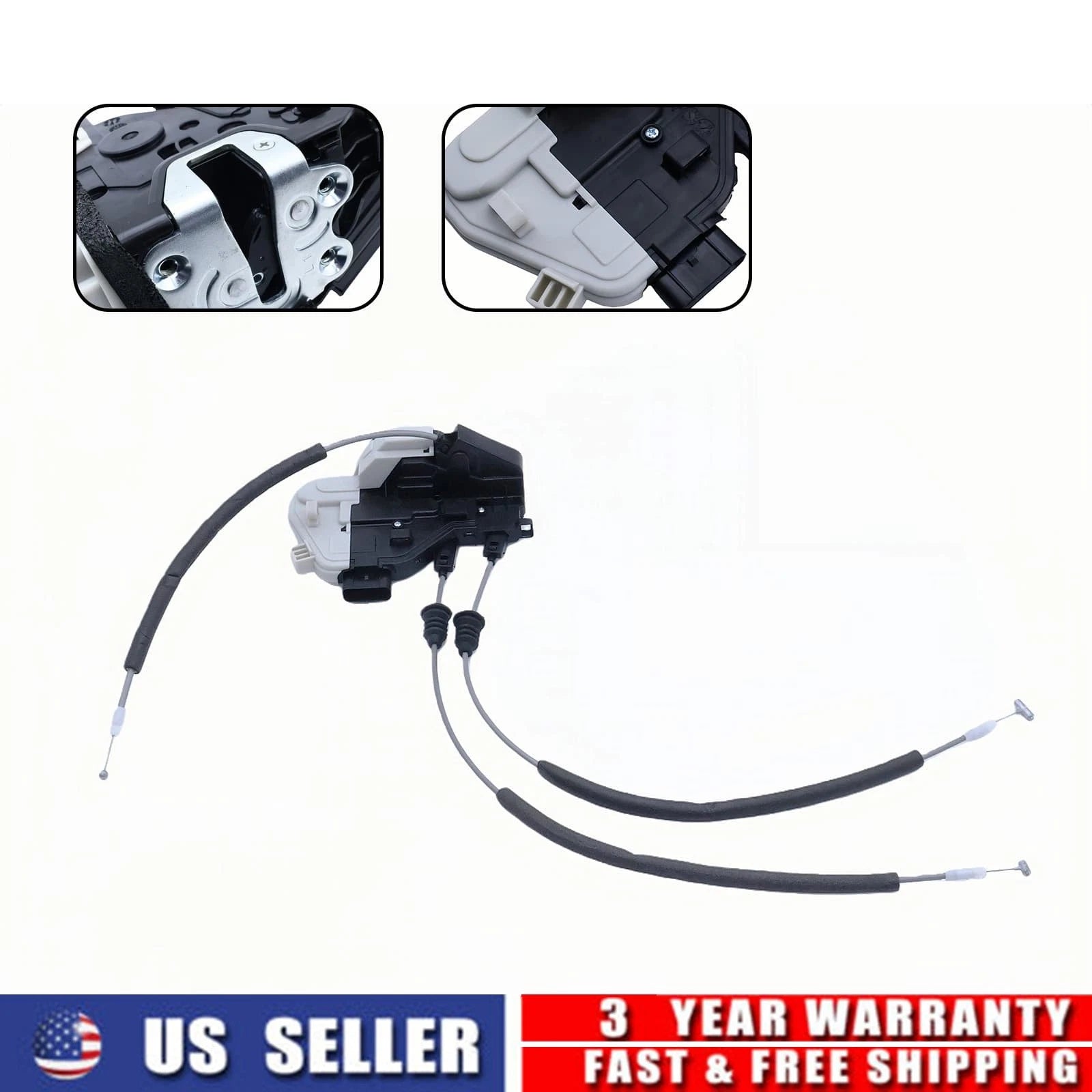 Latch Assembly Rear Door Left for Hyundai Santa Fe Sport (2013–2016)
