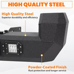 Front & Rear Step Bumper with Lights for Toyota Tacoma (2016–2023)