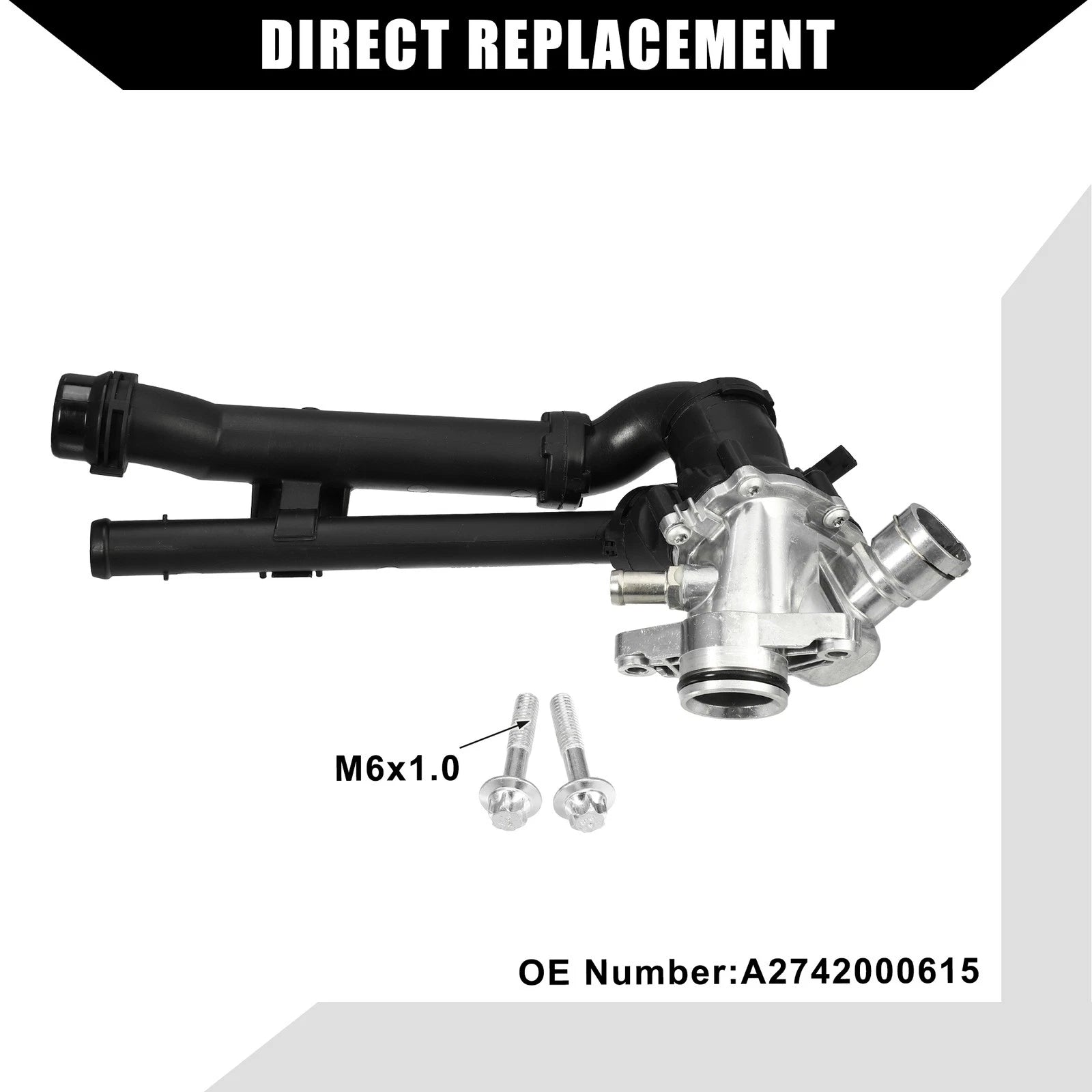 Engine Coolant Thermostat Housing Assembly for Mercedes-Benz CLA45 (2014–2019)