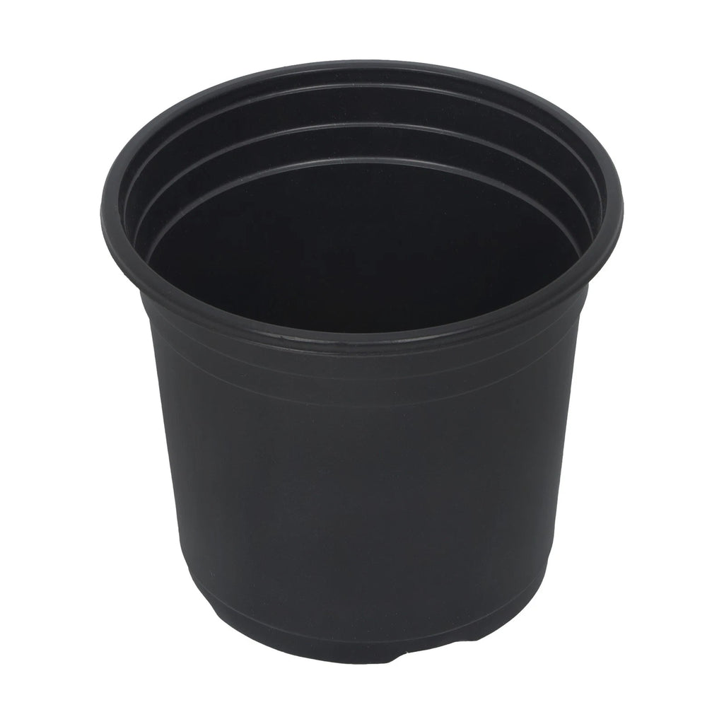 Set of 100 Plastic Flower Nursery Pots with Drainage Hole