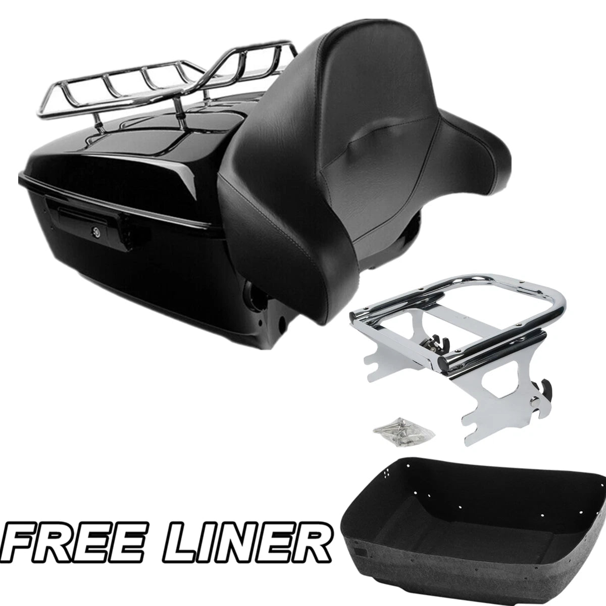 Trunk Pad Mount Rack for Harley Electra Road Glide (1997–2008)