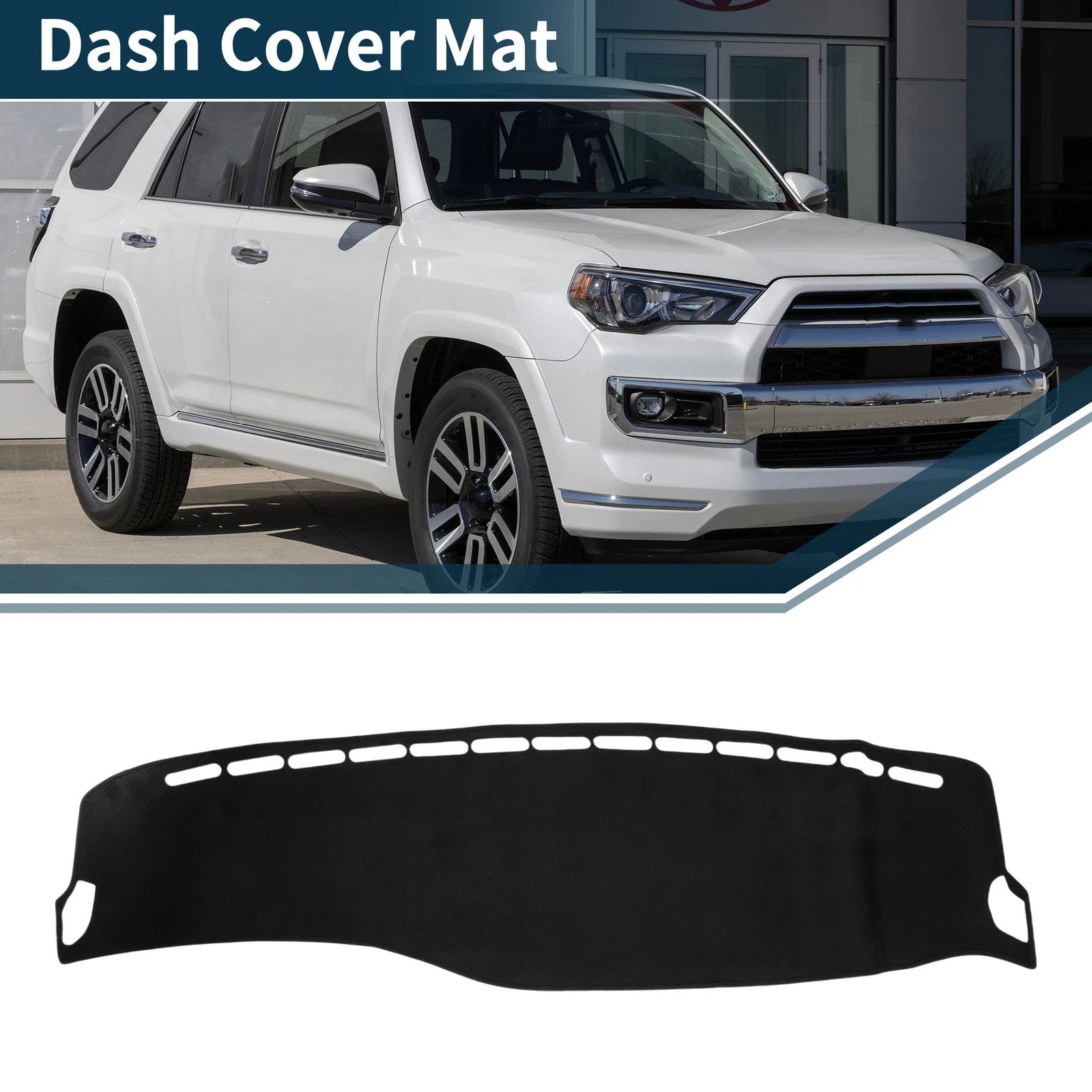 Set of 1 Dashboard Dash Cover Mat for Mercedes S-Class W222 (2014–2020)