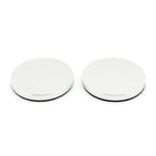 2X Handlebar Riser Top Clamp Covers for Harley - White