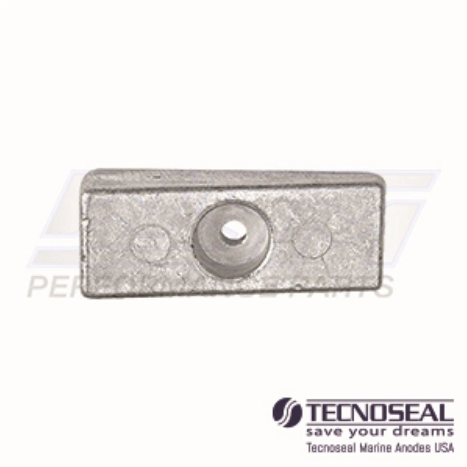 WSM Wedge Anode for Honda 75/90 Hp BF (1997–1998) - 450-01405AL