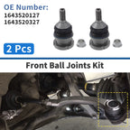 2X Front Lower Ball Joints for Mercedes-Benz GL-Class (2005–2012) No. 1643520127