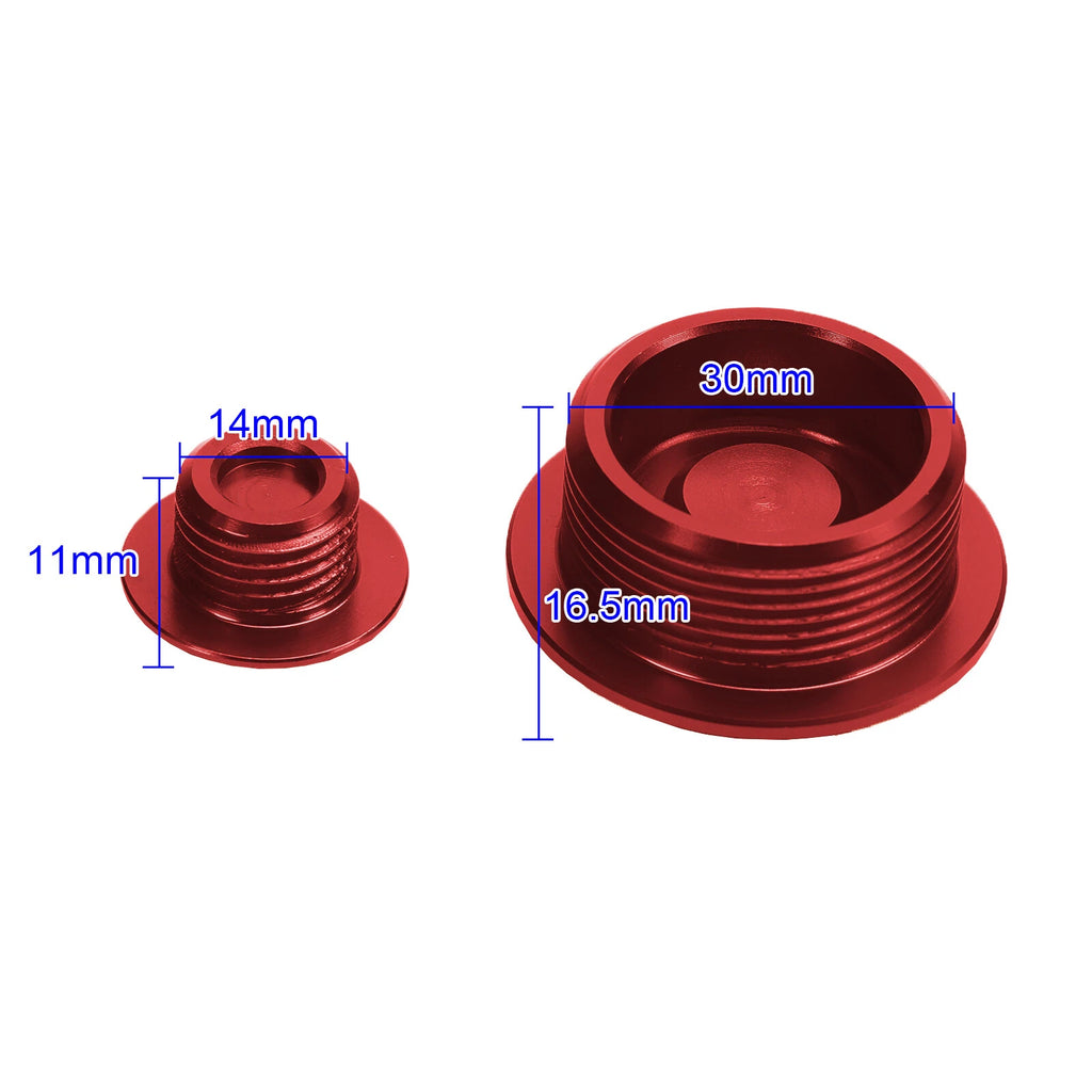Red Ignition Cover Cap Kit for Honda CRF250L CRF300L CRF250Rally CRF300Rally (2021–2023)