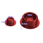 Red Ignition Cover Cap Kit for Honda CRF250L CRF300L CRF250Rally CRF300Rally (2021–2023)
