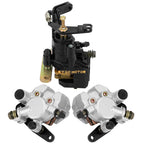 Front & Rear Brake Caliper w/Pads for Yamaha Warrior 350 YFM350X (1989–2001)