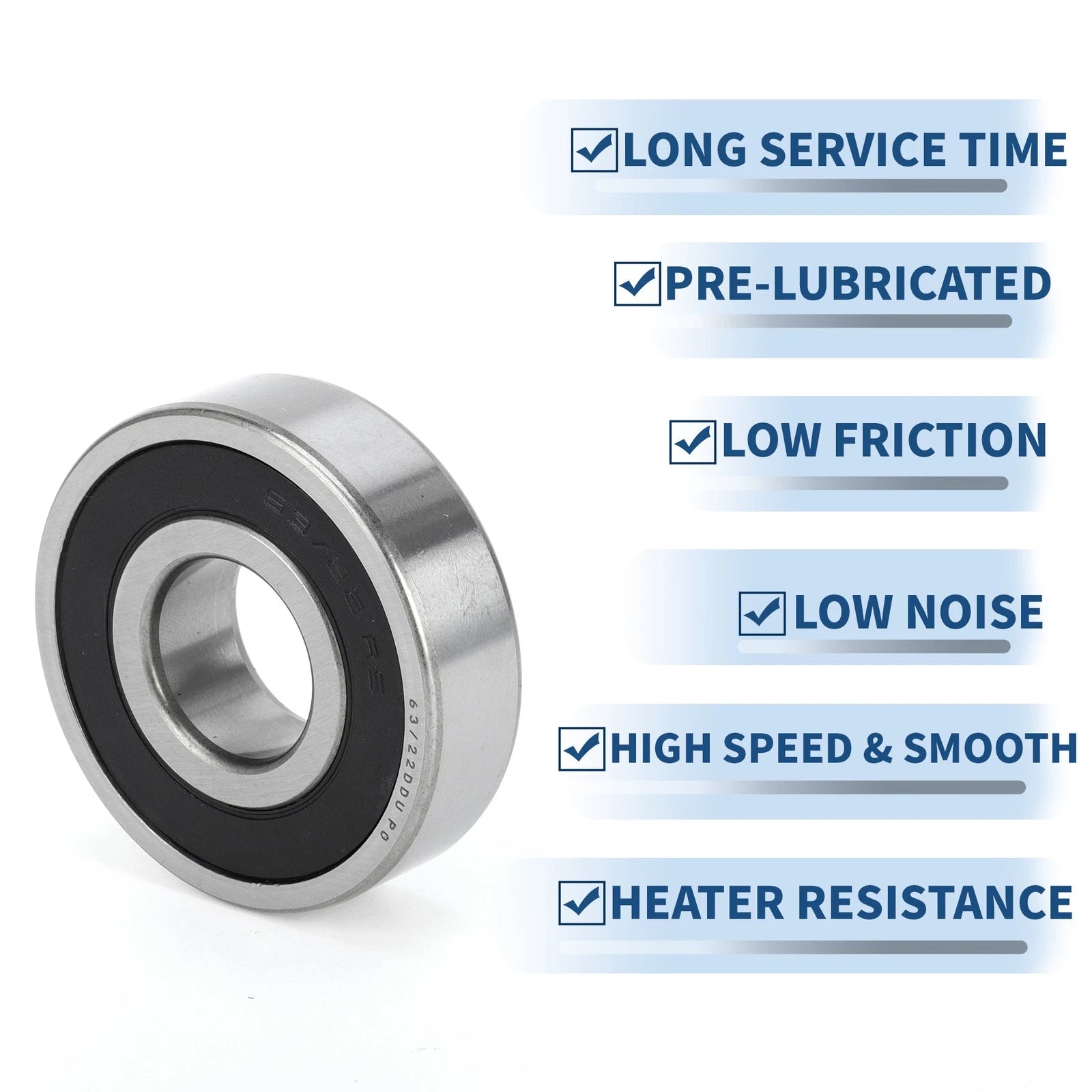Deep Groove Ball Bearing 22x56x16mm for Scooter Skateboard (P0)