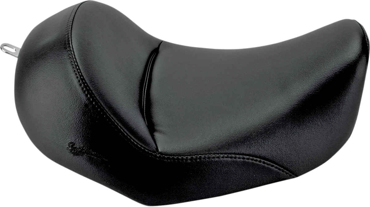 SADDLEMEN Heels Down Solo Seat for Harley Dyna (Without Backrest, Black)