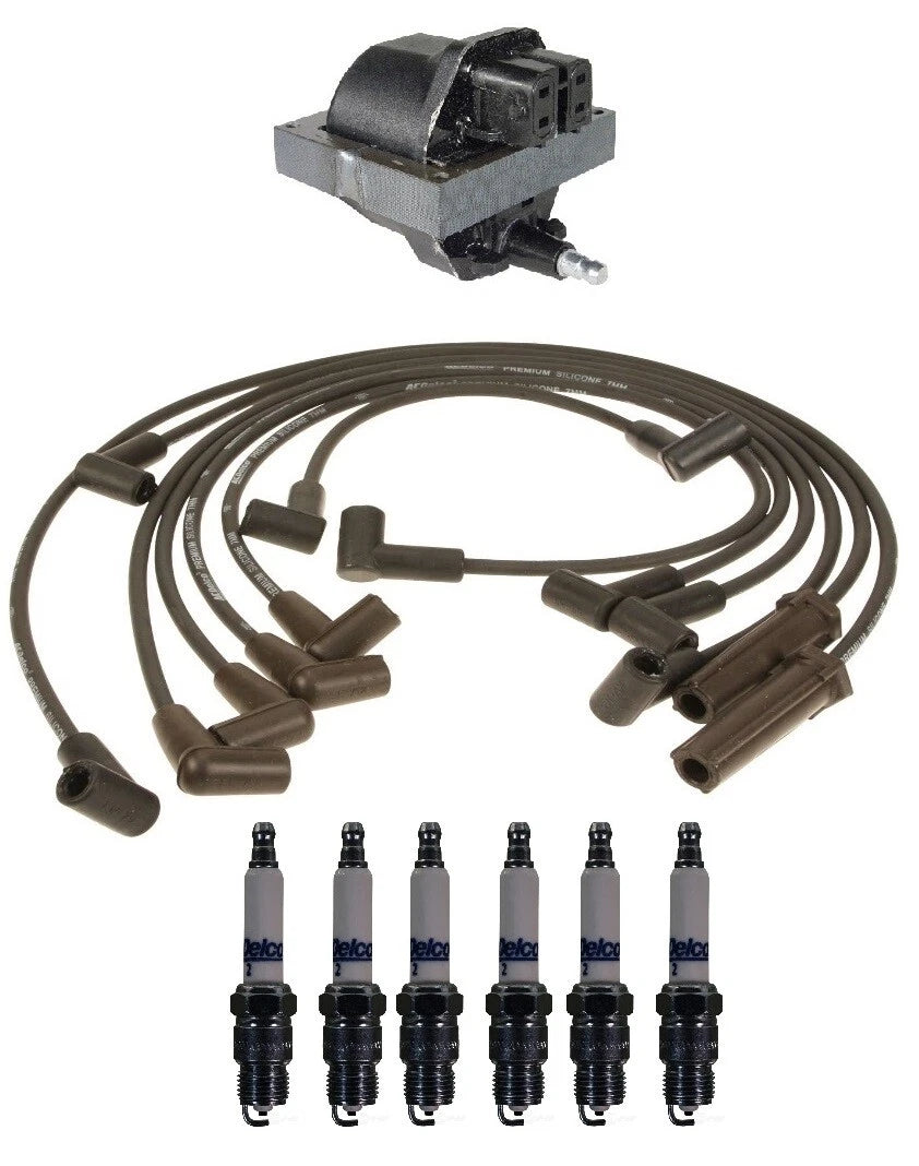 Ignition Wires & Spark Plugs Kit for GMC Sonoma V6 (1992–1993)