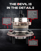 Rear Wheel Hub Bearing Assembly for Ford Focus (2012–2018)