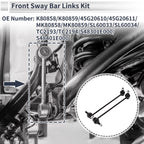Set of 2 Front Stabilizer Bar Links for Hyundai Accent (2010–2017) No.K80858
