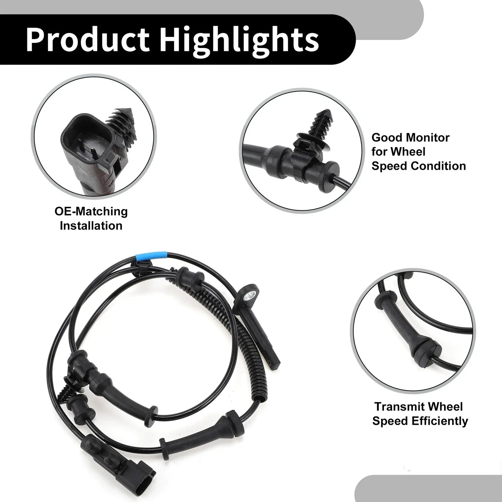 ABS Sensor for Dodge Durango 2016-2022 Front Left or Right Side