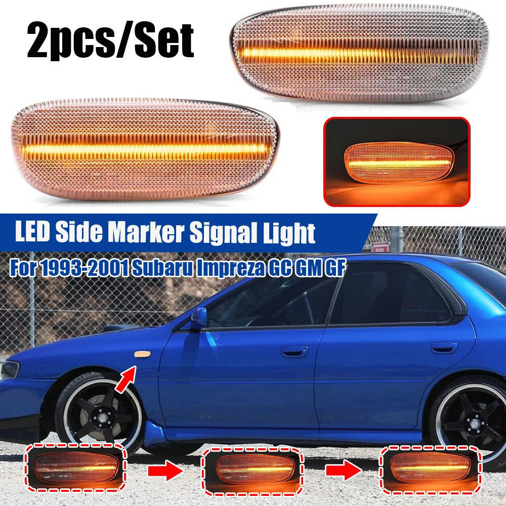 LED Side Marker Signal Light for Subaru Impreza GC GM GF (1993–2001)