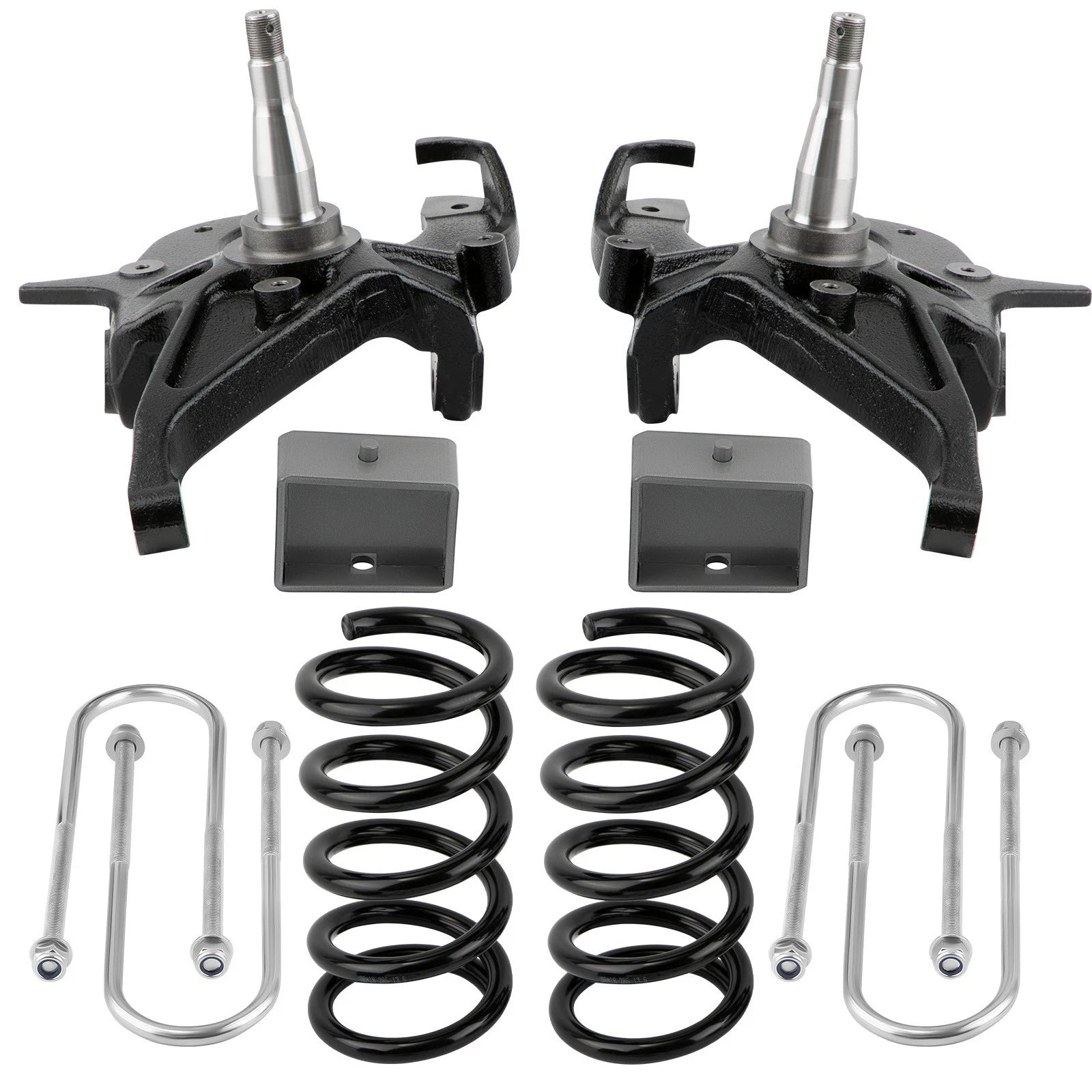 5" / 4" Drop Lowering Kit for Chevrolet S10 GMC S15 V6 2WD (1982–2004)
