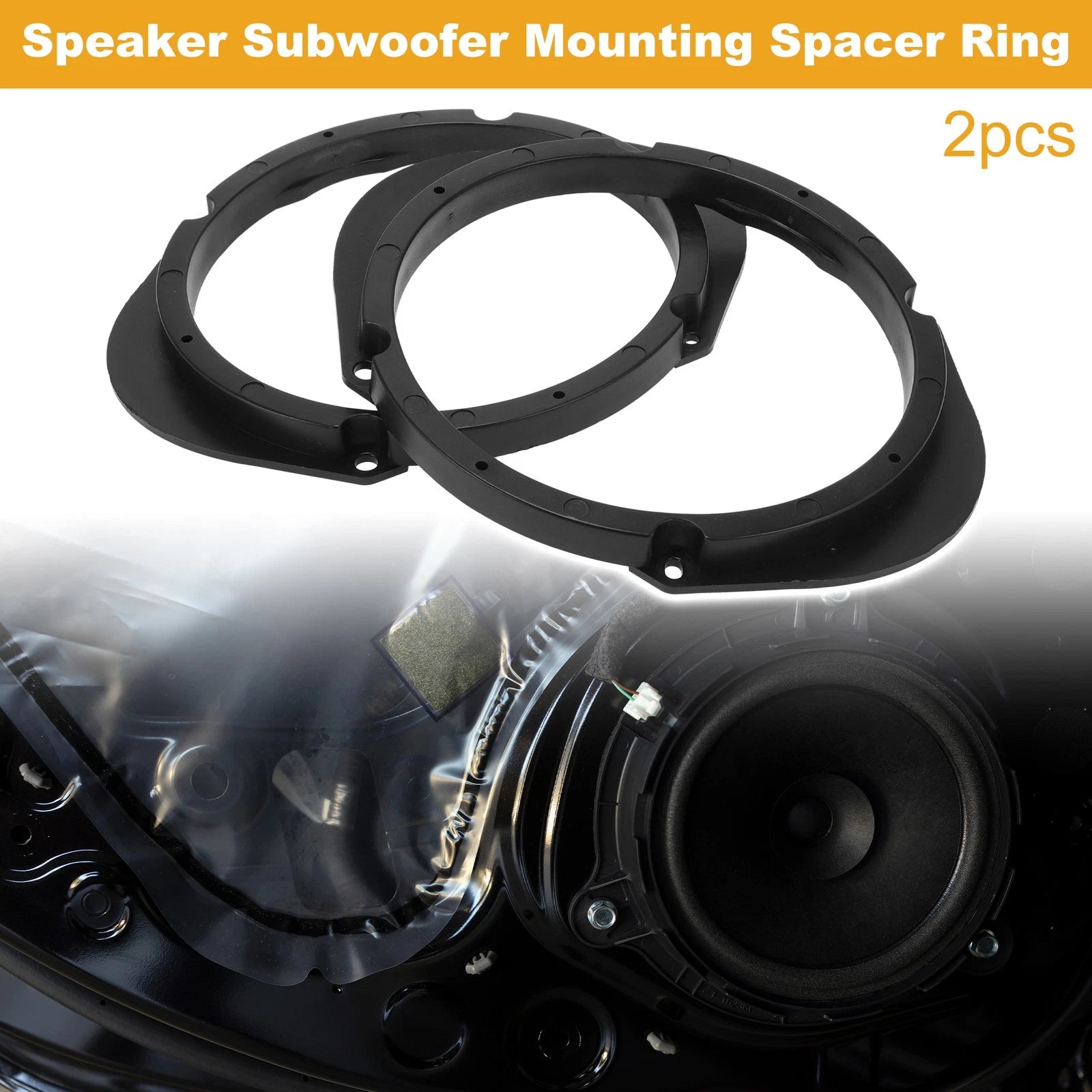 2X Speaker Spacer Ring Tweeter Adapter for Mazda 8 (2011–2015)