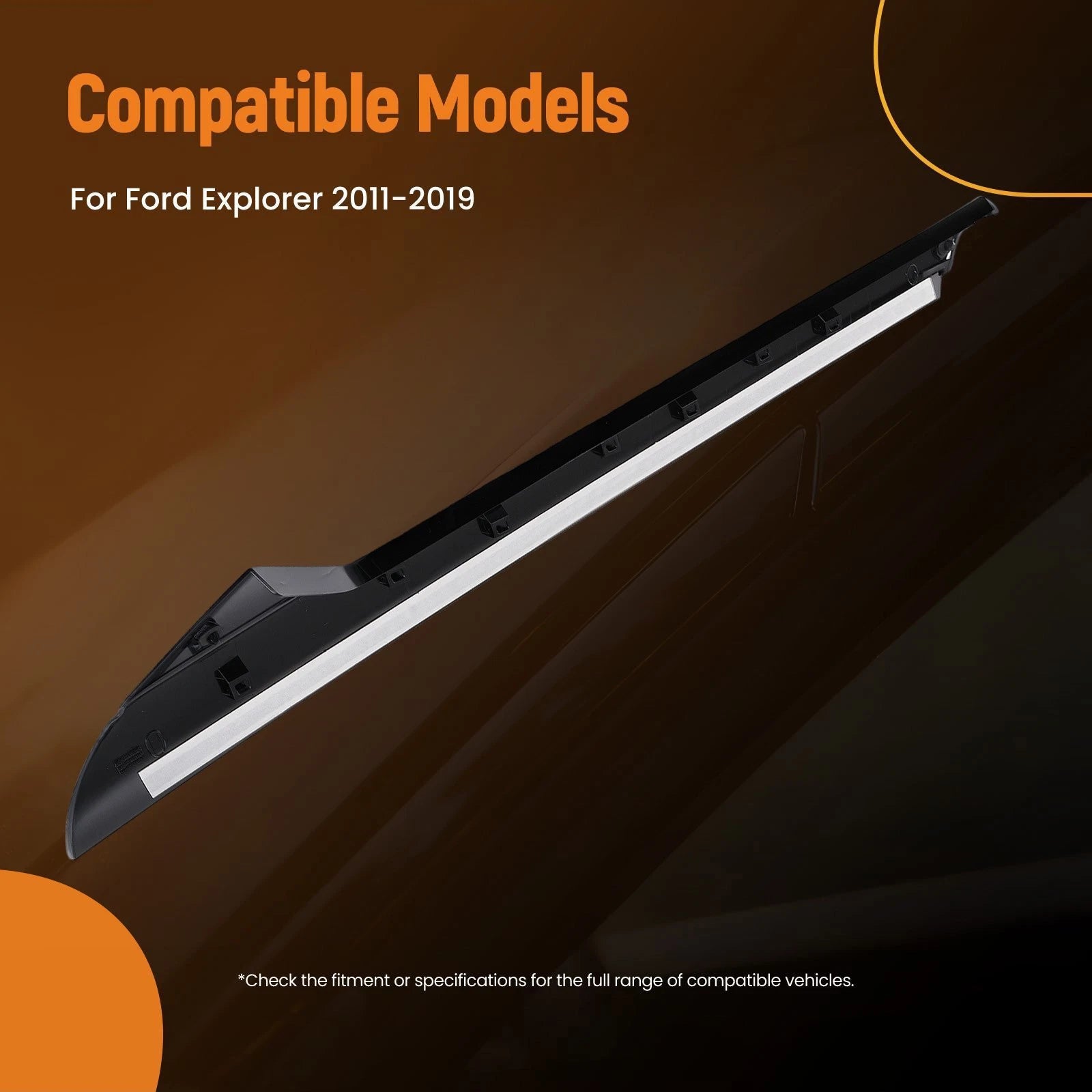 Left Outer Windshield Moulding for Ford Explorer (2011–2019) BB5Z7803145AA