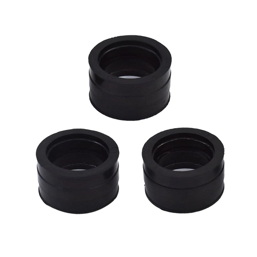 3pc Carb Intake Manifold Boots Holders Kit 11-6114 for Yamaha XS750 (1979)