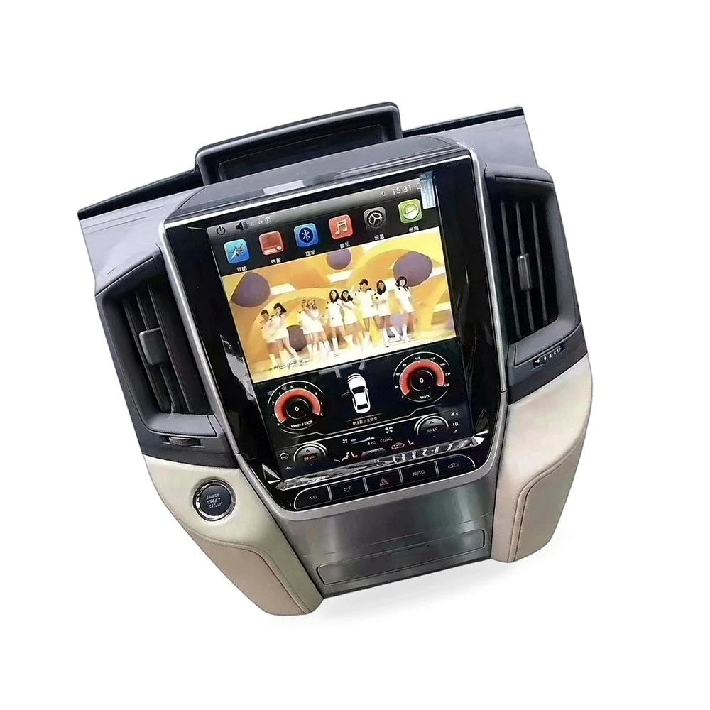 Vertical Screen Navigation System for Toyota Land Cruiser (2016)