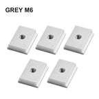 5pcs T Track Slider Fixtures for Woodworking Tool with M6 Threaded