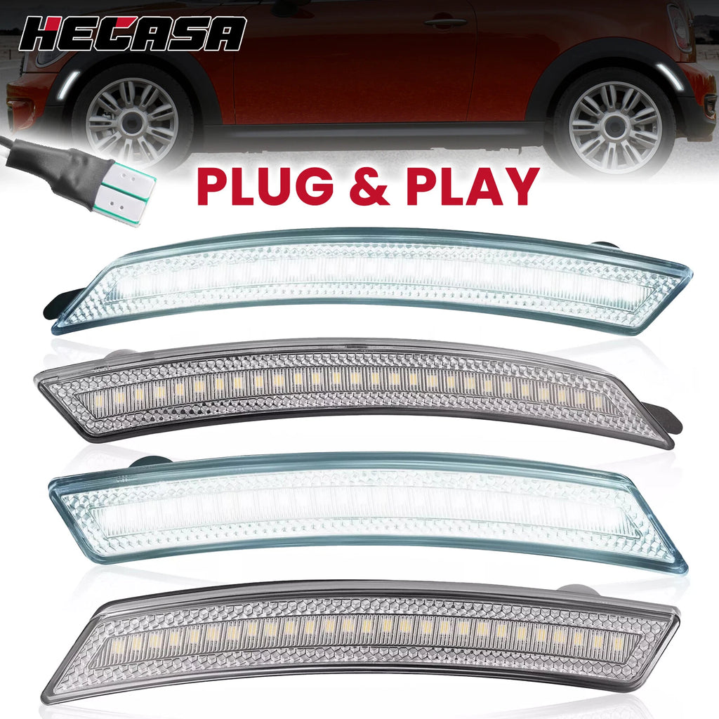 Set of 4 LED Side Marker Lights for Mini Cooper R55 R56 R57 R58 R59