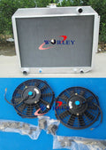 Aluminum Radiator + Fans for Chrysler Dodge Polara Monaco Plymouth Fury V8 (1965-1973)