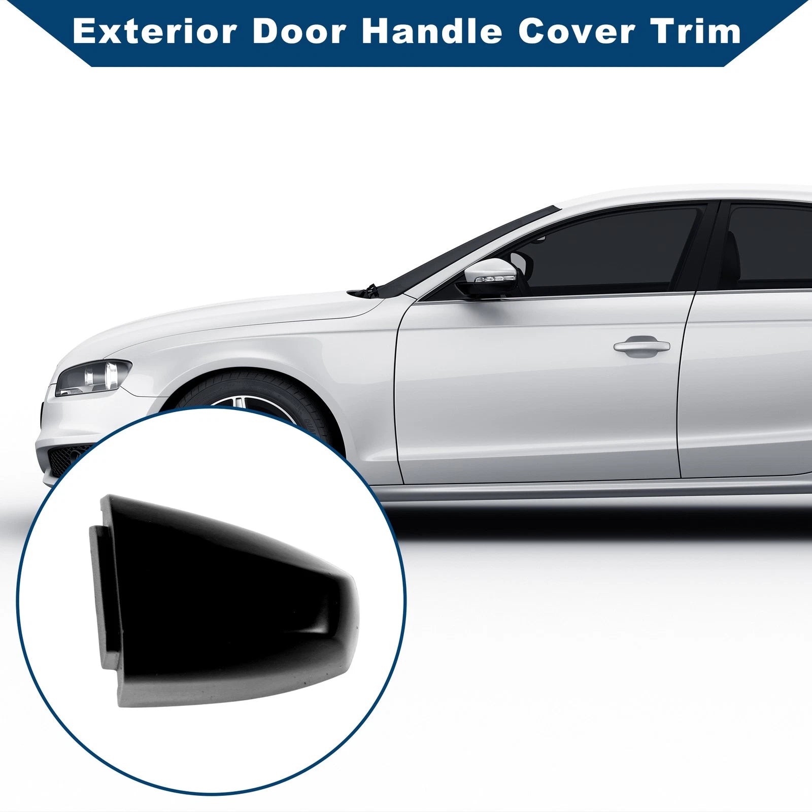 Exterior Door Handle Cover Trim for BMW X1 X2 X5 F15 X6 F16 (2014–2019) Black ABS