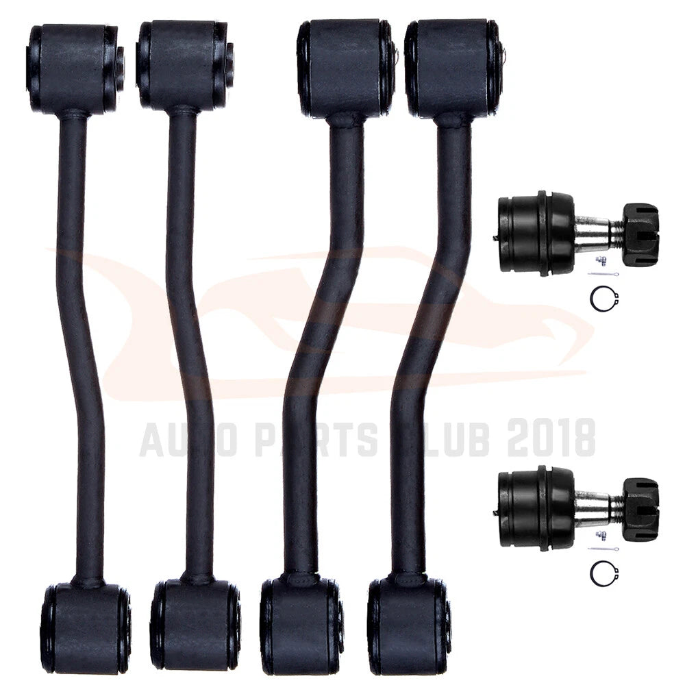 Set of 6 Front Lower Ball Joints for Jeep Grand Cherokee (1999–2004)