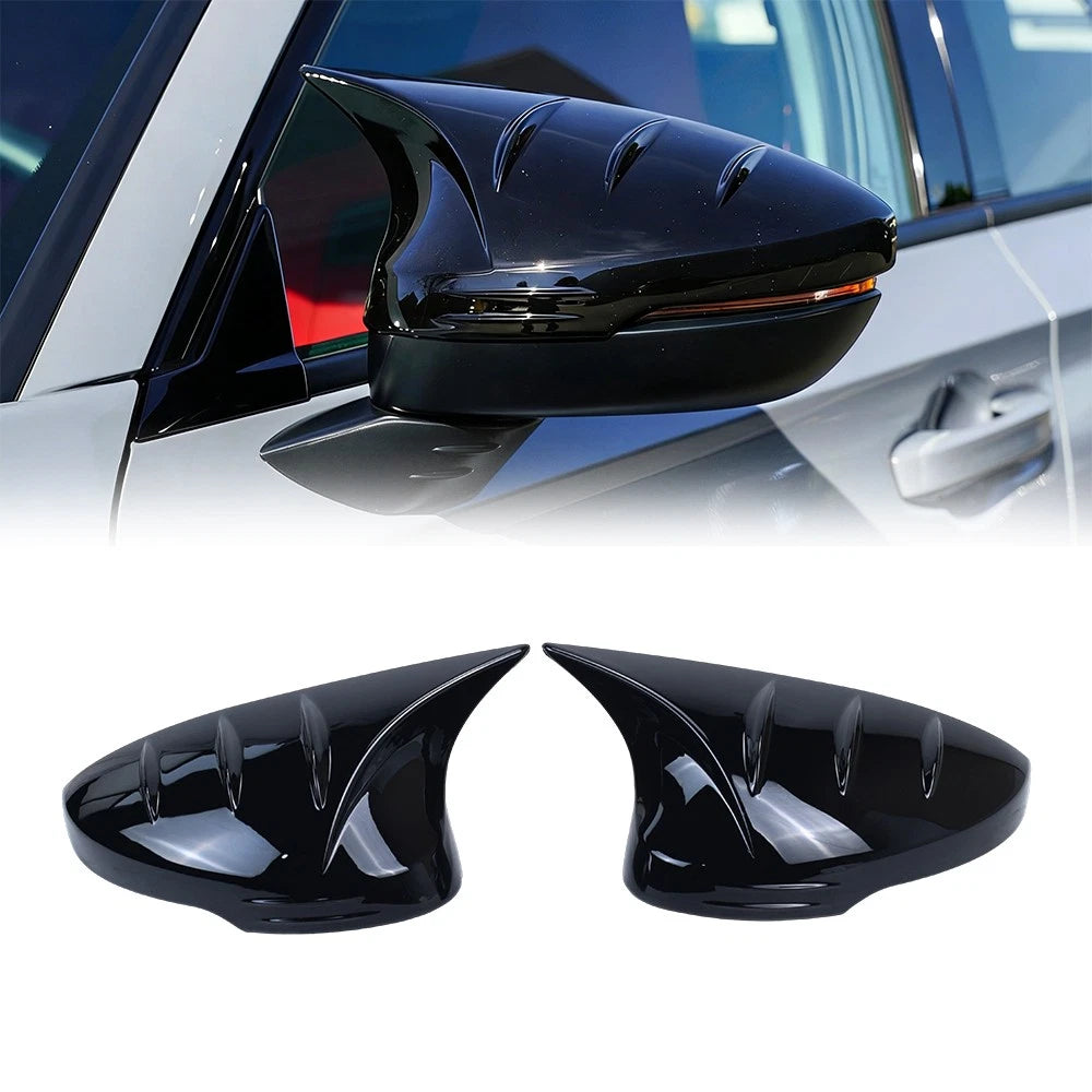 Gloss Black Side Mirror Cover Caps with Light for Honda Civic (2022–2026)