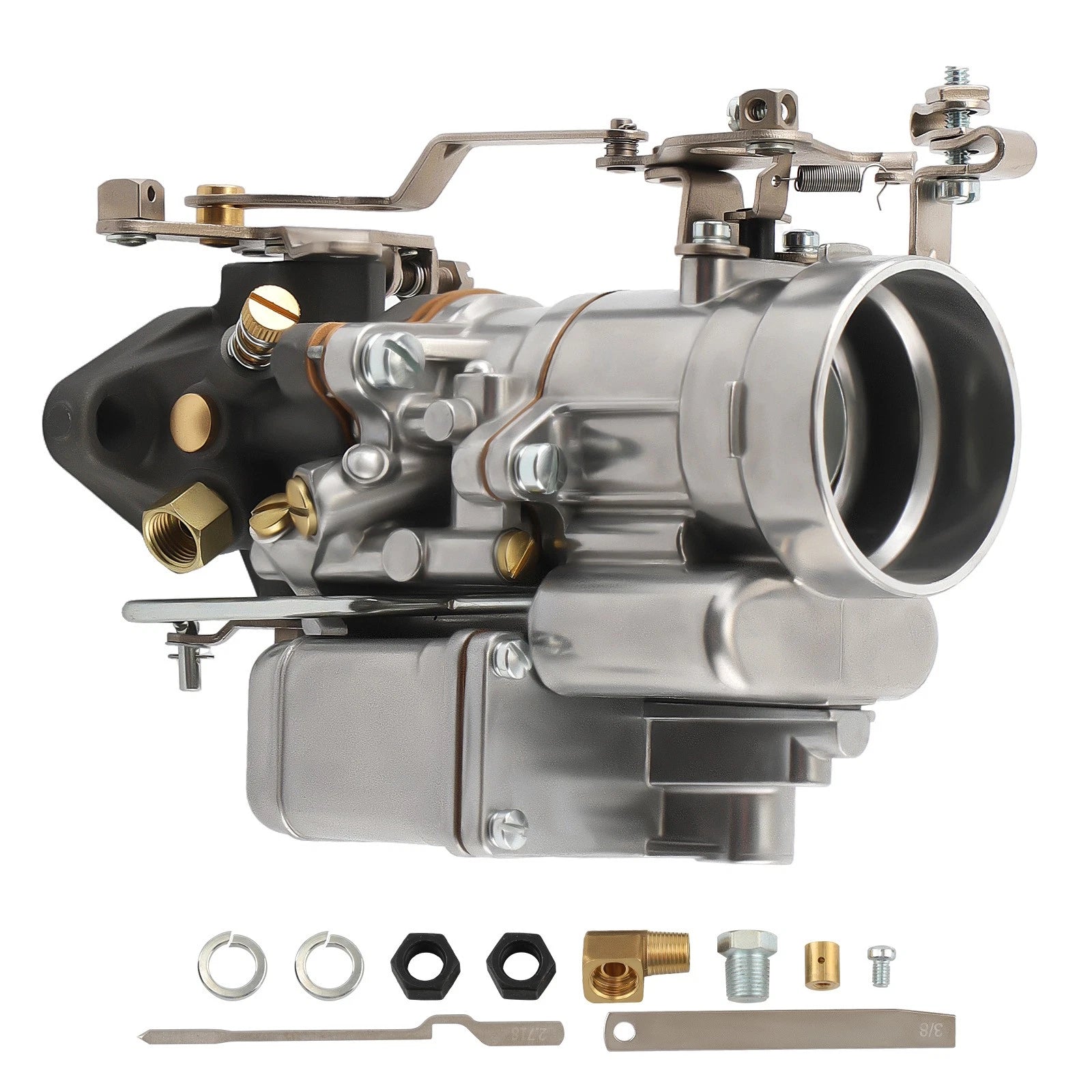 1 Barrel Carburetor Kit for Willys CJ2A CJ3A MB (L134 Engine)