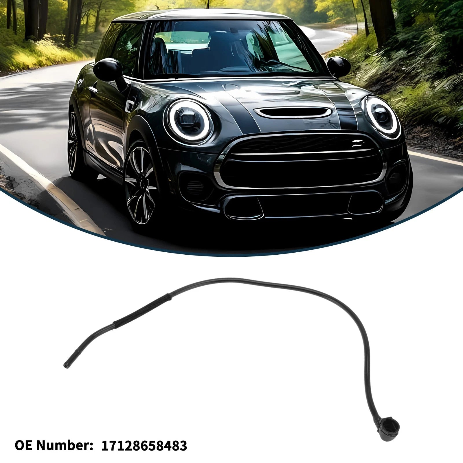 Radiator Hose for BMW Mini Cooper (F57-F60) No. 17128658483 Rubber