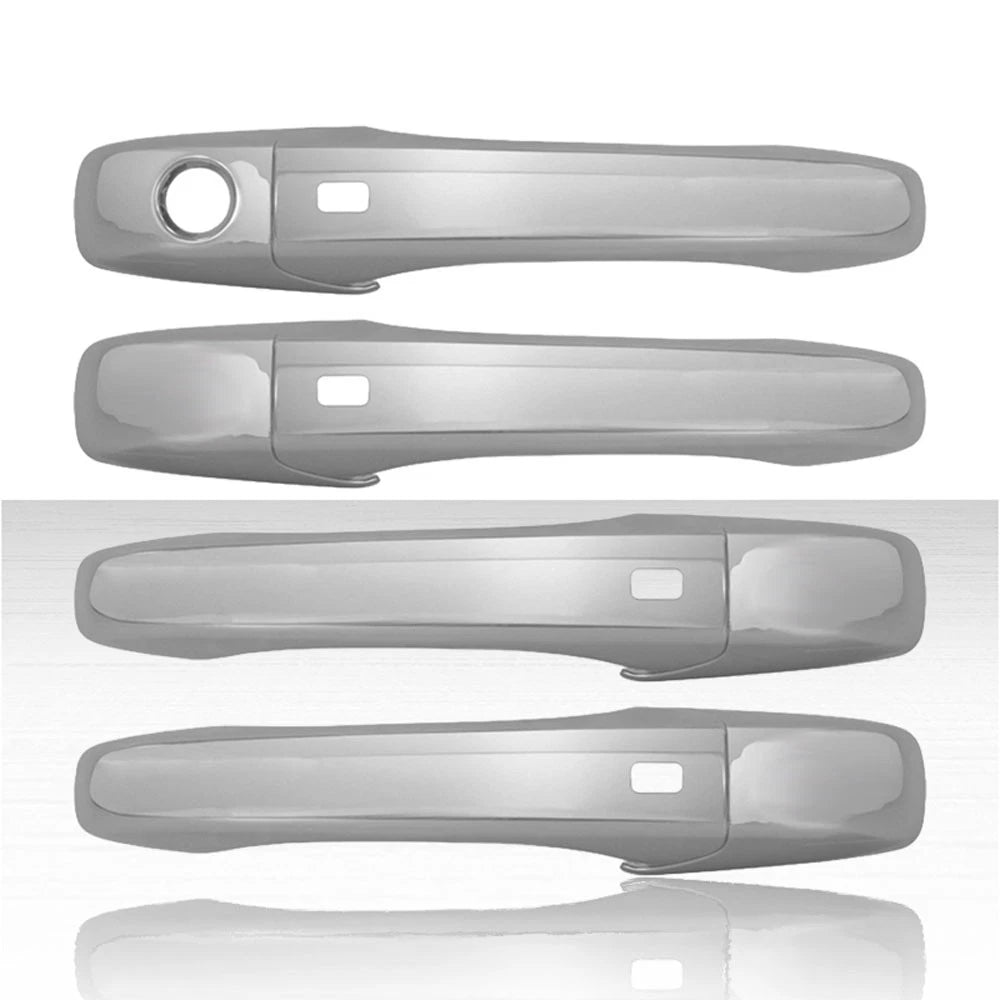 4dr Door Handle Cover Set w/Smart Key Cutout for 2007-2017 Jeep Patriot - Chrome