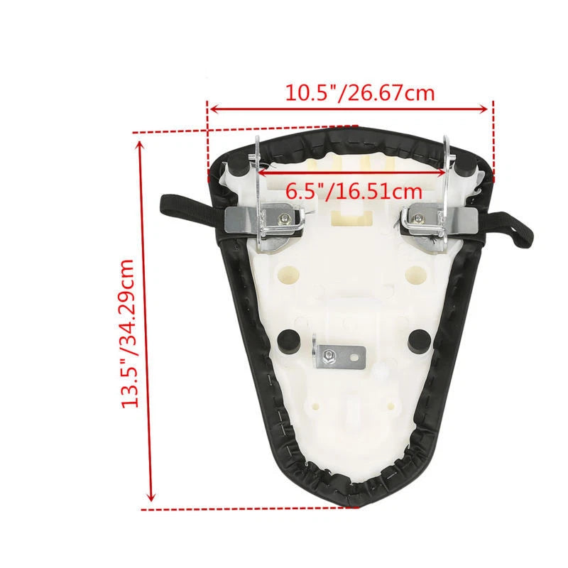 Rear Pillion Passenger Seat Cushion for Yamaha YZF R3 (2015–2023)