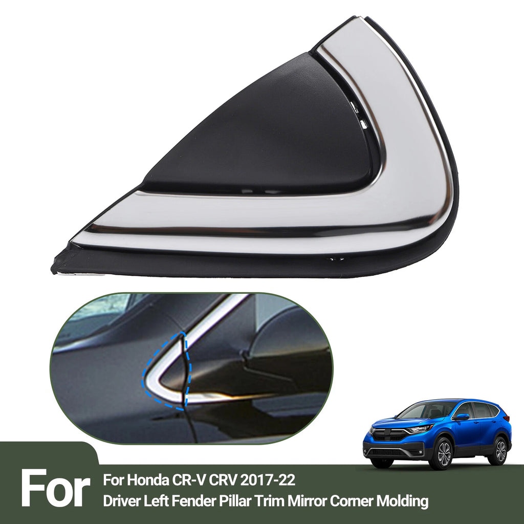 Left Driver Mirror Corner Triangle Trim for Honda CR-V (2017–2022)