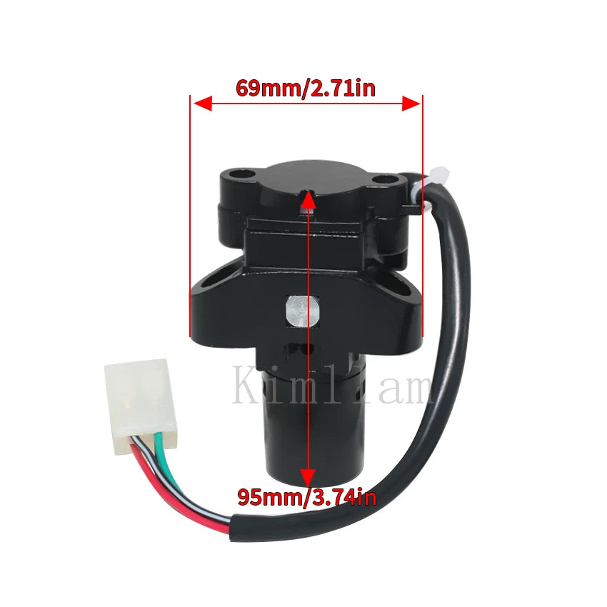 Ignition Key Switch for Suzuki GSX-R600W (1992–1994), GSX-R750 (1988–1995), GSX-R1100 (1989–1998)