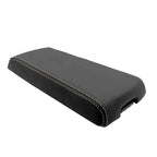 Leather Synthetic Console Armrest Cover for Dodge Nitro (2007–2011) Beige Stitch