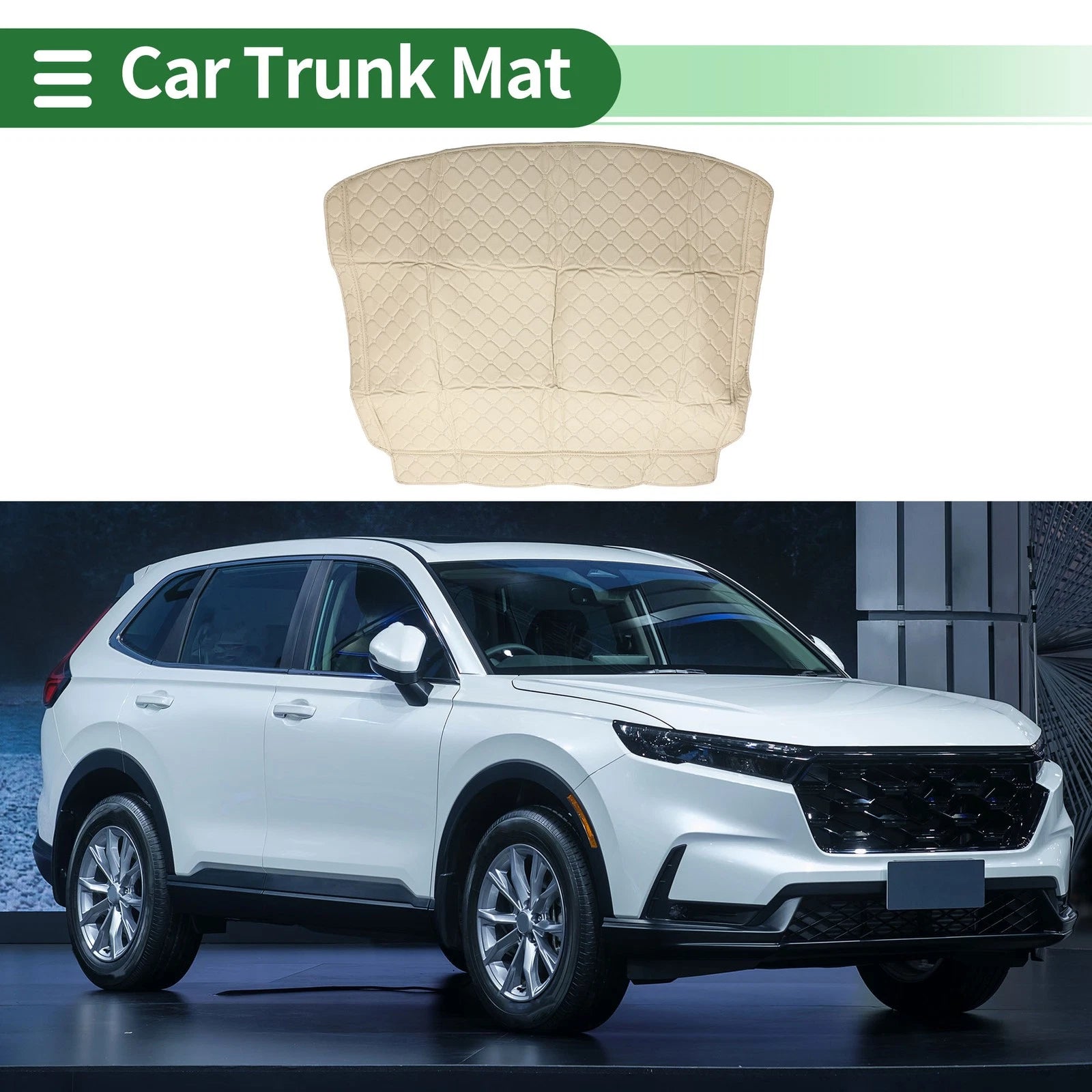 Cargo Liner Rear Trunk Mat for Honda CR-V (2023–2024) Beige XPE