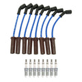 NGK Wire Set & 8 Ruthenium HX Spark Plugs for Silverado 1500 Tahoe (2007–2013)