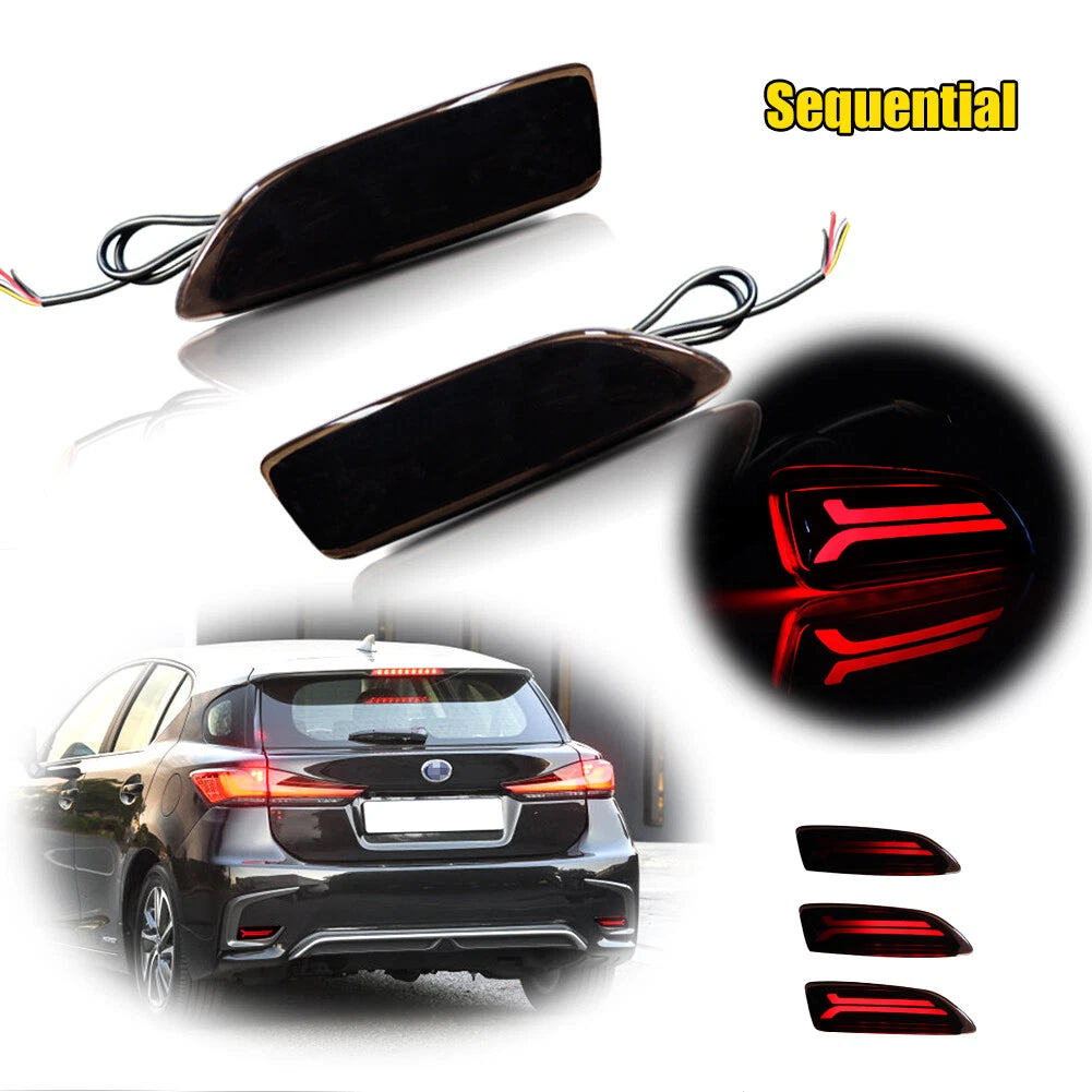 LED Smoke Tail Brake Lighting Kit for Toyota Corolla, Lexus CT200h (2011–2013)