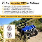 2X Front/Rear Hubs Assy for Yamaha Viking 700 VI YXM700 YXC700 (2016–2021)